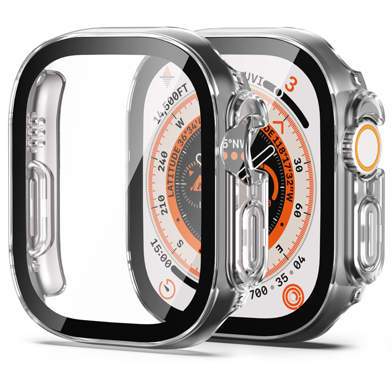 Luxury Watch Apple - زجاج + حافظة لساعة أبل الترا