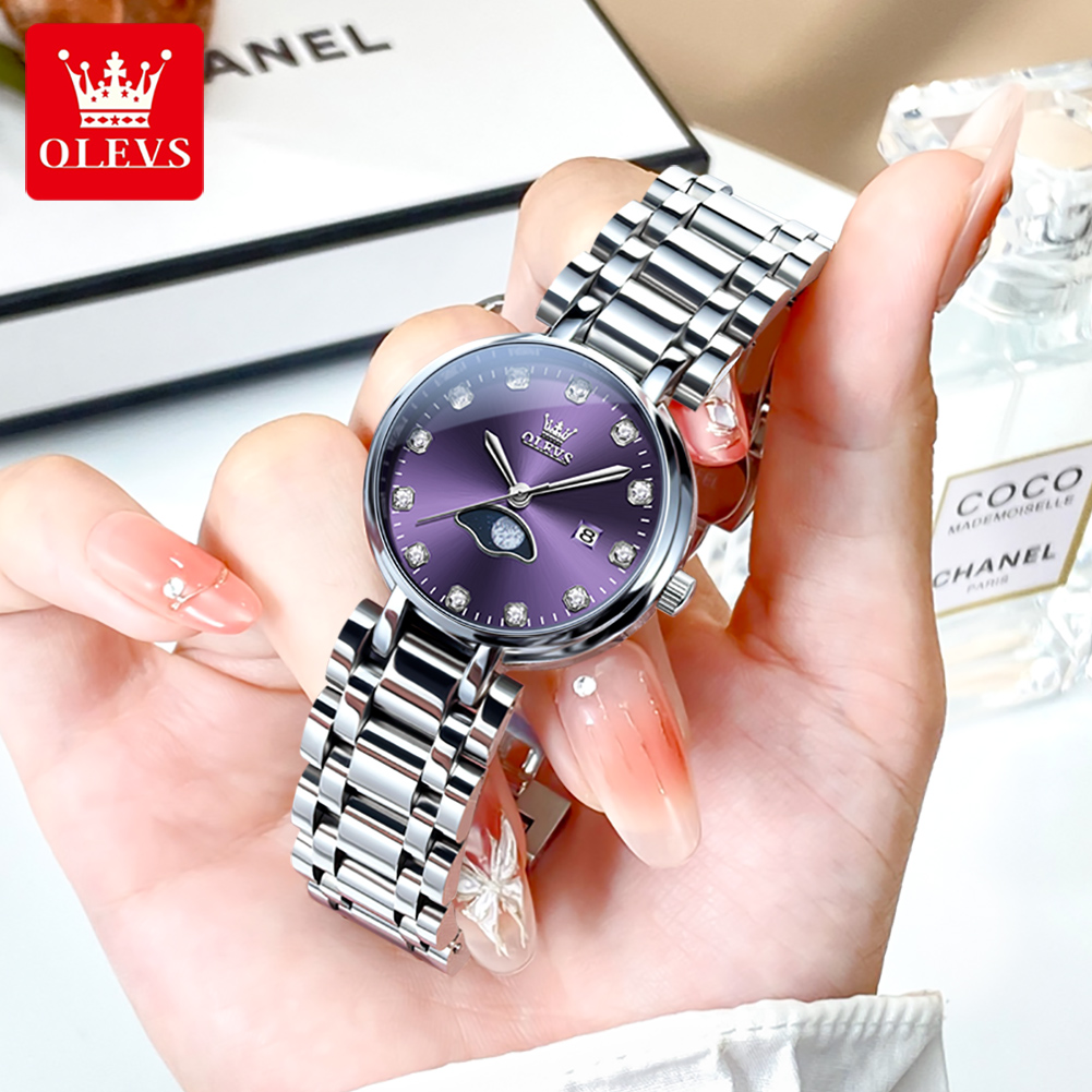 Quiet Luxury Watch - ساعة كوارتز أنيقة من OLEVS بمينا