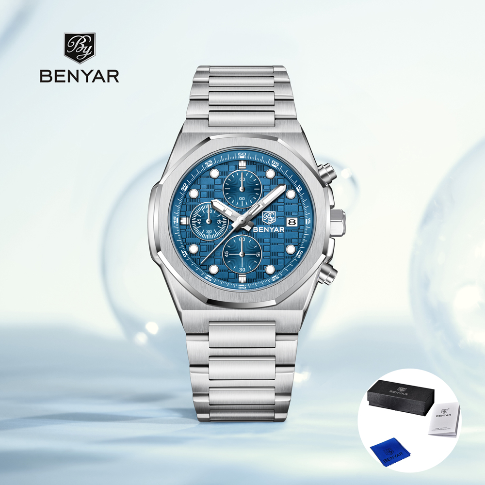 Quiet Luxury Watch - 2025 جديد BENYAR ساعات رجالية فاخرة