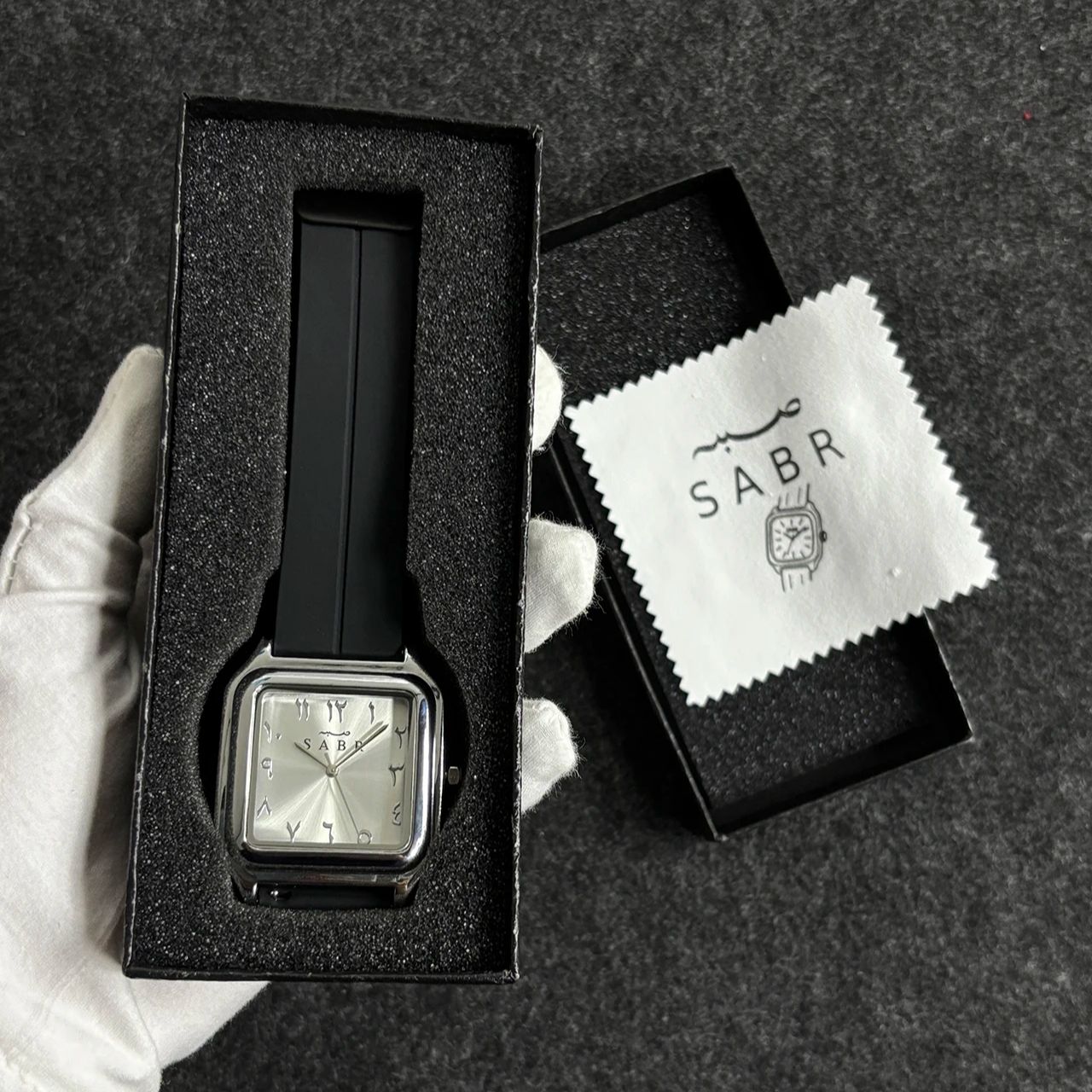 Luxury Watch Arabic - ساعة SABR بأرقام عربية للرجال مصنوعة