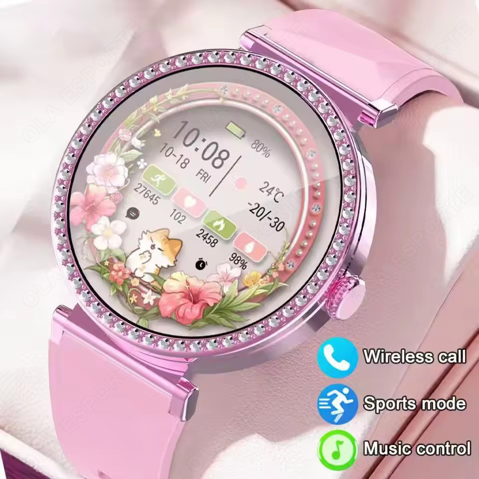 Luxury Watch Arabic - ساعة ذكية فاخرة أنيقة للنساء مع