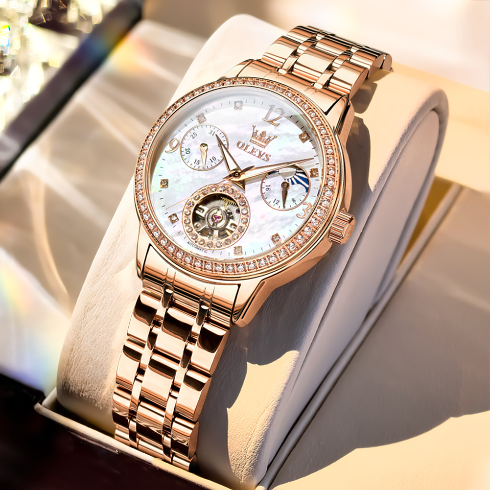 Luxury Watch Moon Phase - ساعات OLEVS النسائية من أفضل العلامات