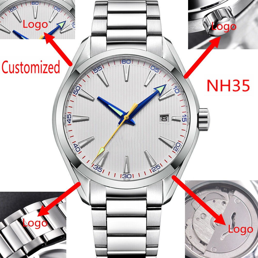 Luxury Watch Quality - ساعات يد رجالية أوتوماتيكية مخصصة بشعار