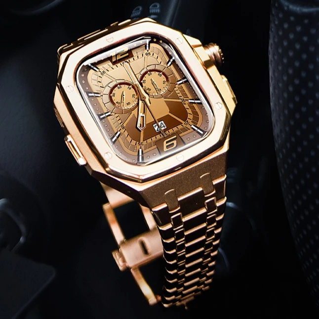 طقم تعديل فاخر لساعة أبل الترا - مراجعة Luxury Watch Apple وسعره