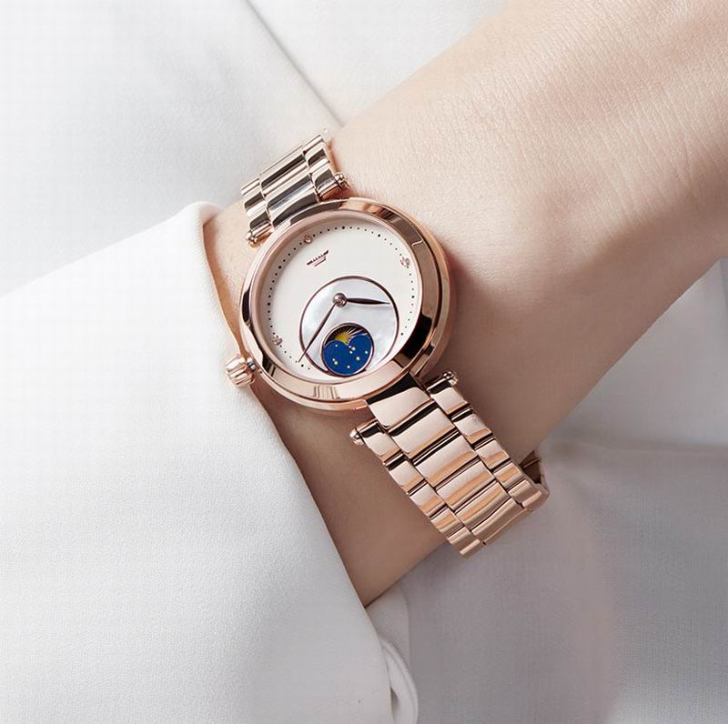 ساعة بكين الفاخرة للنساء، ساعة - مراجعة Luxury Watch Moon Phase وسعره