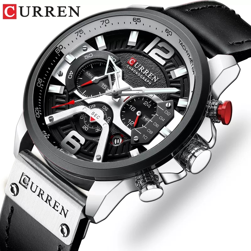 CURREN العلامة التجارية الجديد - مراجعة Luxury Watch Apple وسعره
