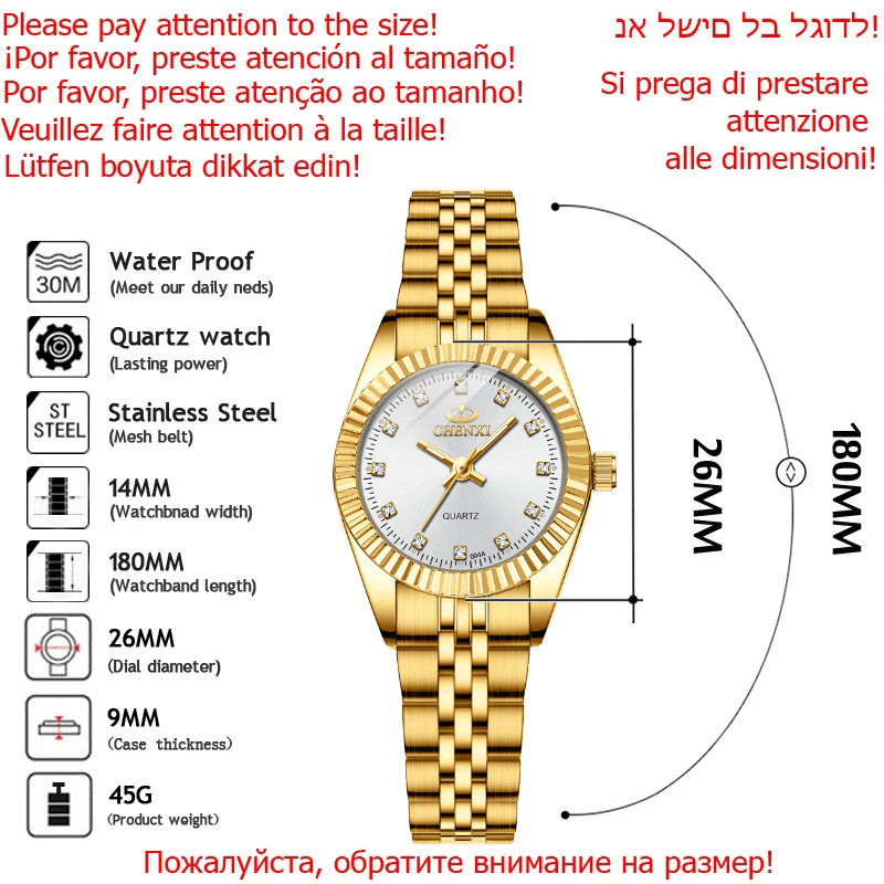 CHENXI رائجة البيع الفاخرة الم - مراجعة Quiet Luxury Watch وسعره