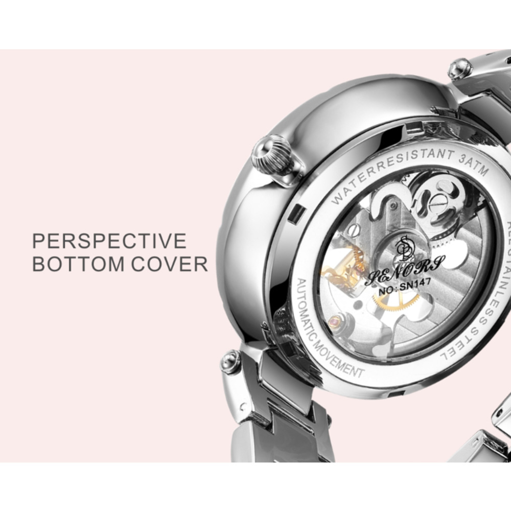 ساعات ميكانيكية بهيكل عظمي تور - مراجعة Luxury Watch Moon Phase وسعره