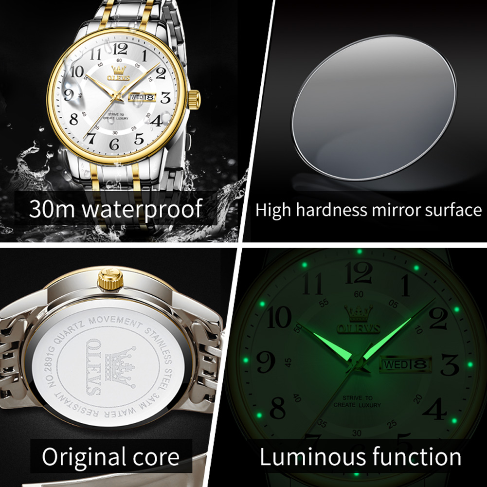 ساعات OLEVS كاجوال عصرية للرجا - مراجعة Luxury Watch Arabic وسعره