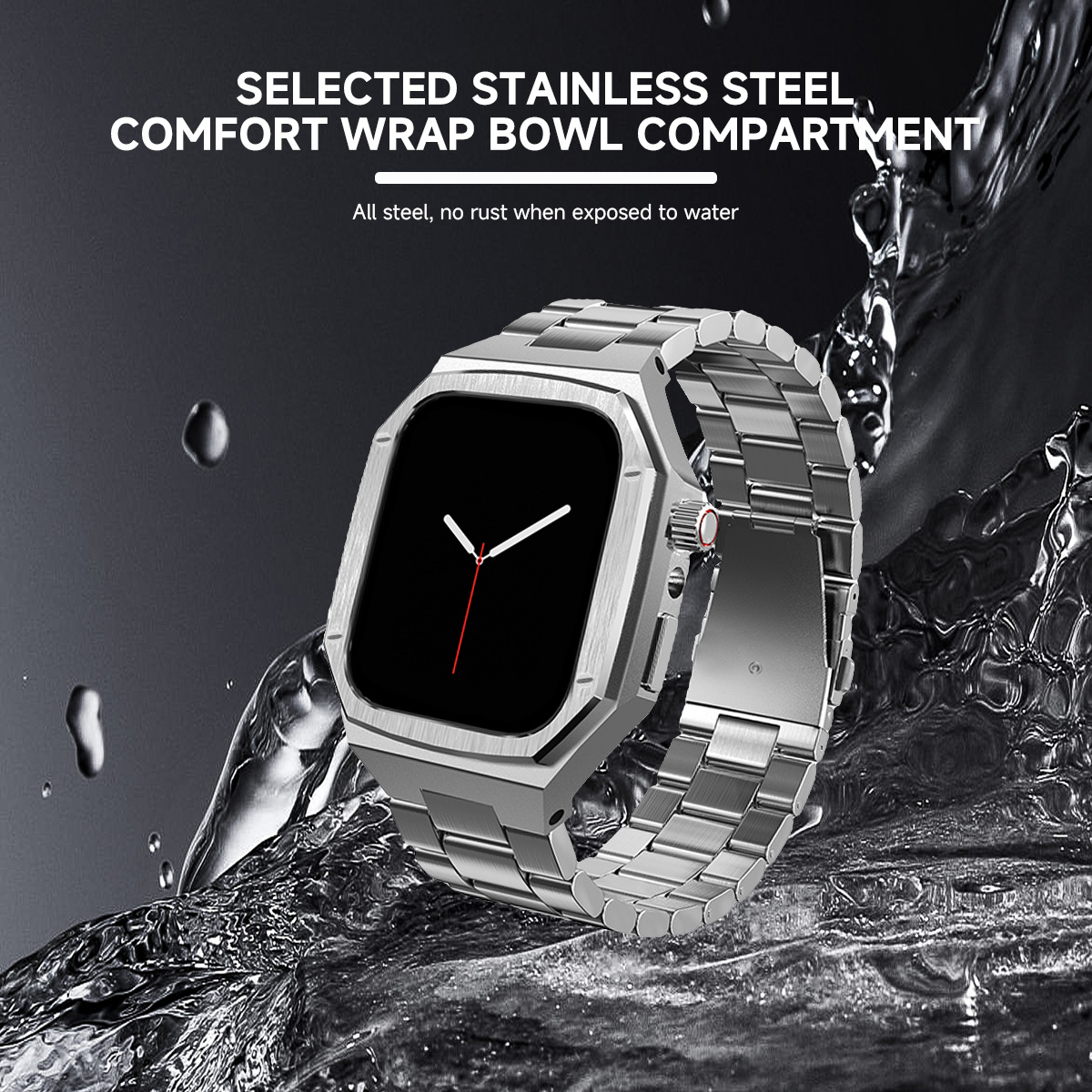 طقم تعديل معدني فاخر لساعة أبل - مراجعة Luxury Watch Apple وسعره