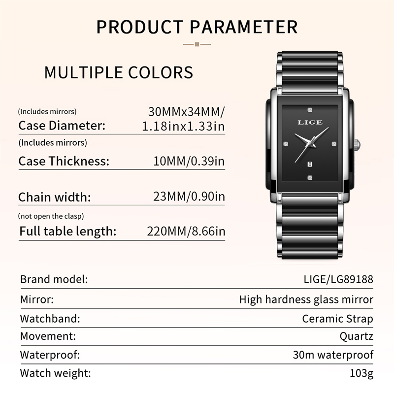 ساعات يد نسائية فاخرة جديدة من - مراجعة Luxury Watch Square وسعره