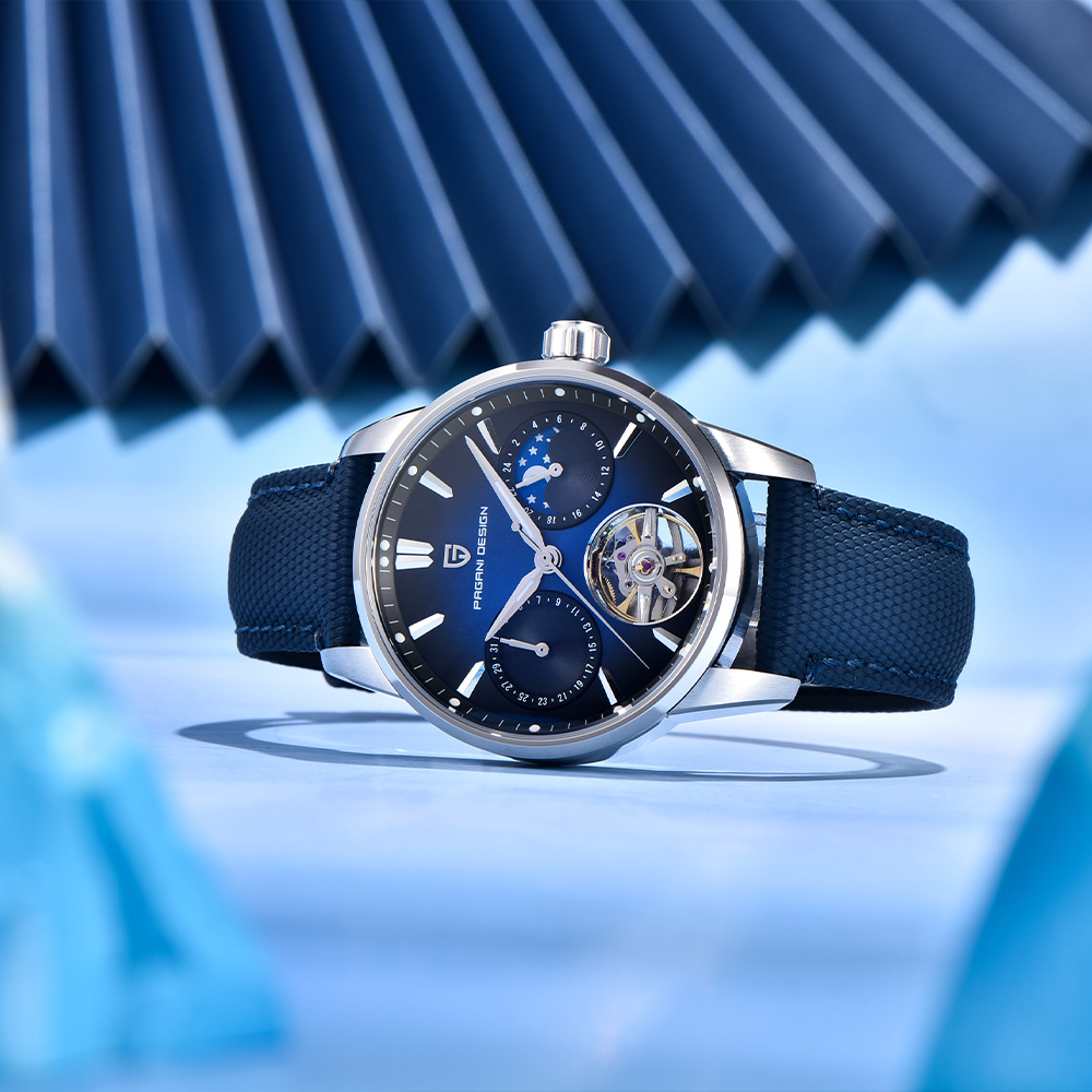 2025 باجاني تصميم توربيون ساعة - مراجعة Luxury Watch Moon Phase وسعره