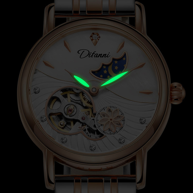 ساعات ميكانيكية أوتوماتيكية لل - مراجعة Luxury Watch Moon Phase وسعره