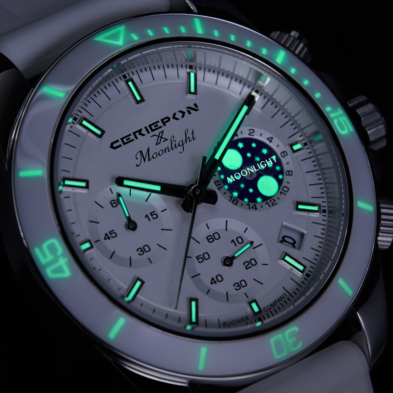 ساعة نسائية فاخرة من الكوارتز  - مراجعة Luxury Watch Moon Phase وسعره