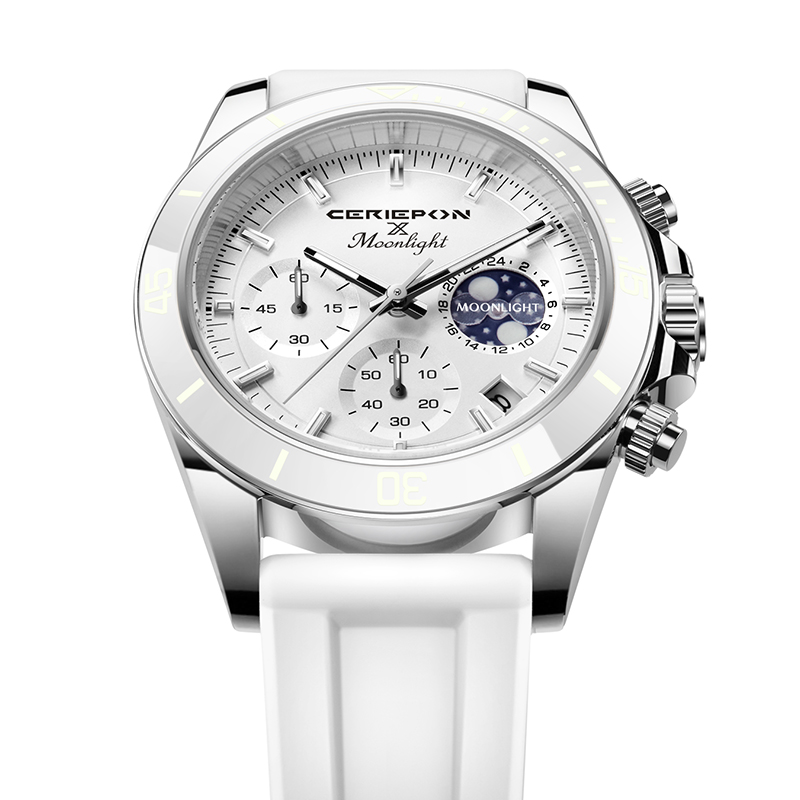 ساعة نسائية فاخرة من الكوارتز  - مراجعة Luxury Watch Moon Phase وسعره