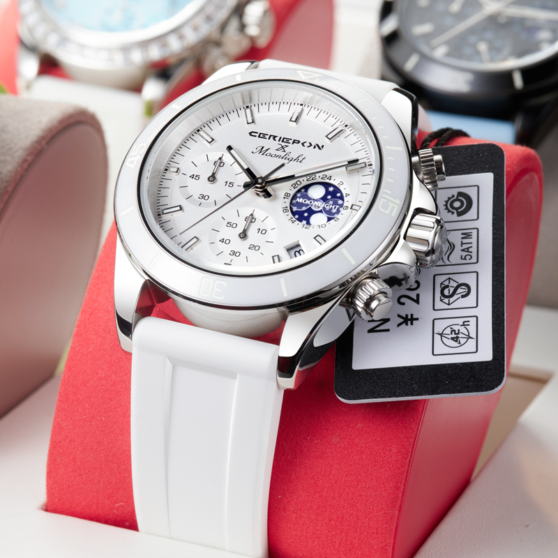 ساعة نسائية فاخرة من الكوارتز  - مراجعة Luxury Watch Moon Phase وسعره