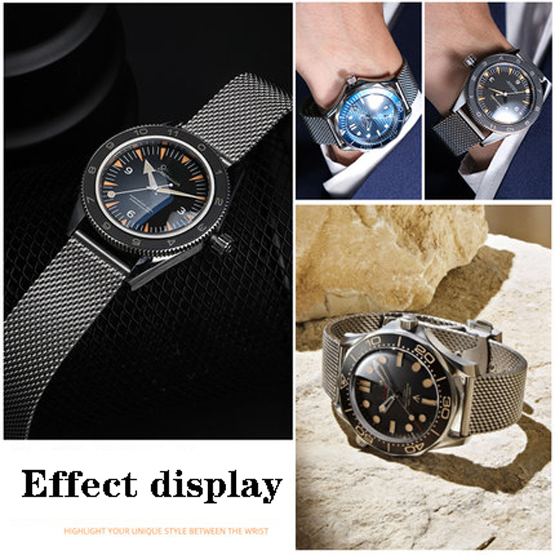 20 مللي متر 22 مللي متر الصلبة - مراجعة Omega Watch Seamaster وسعره