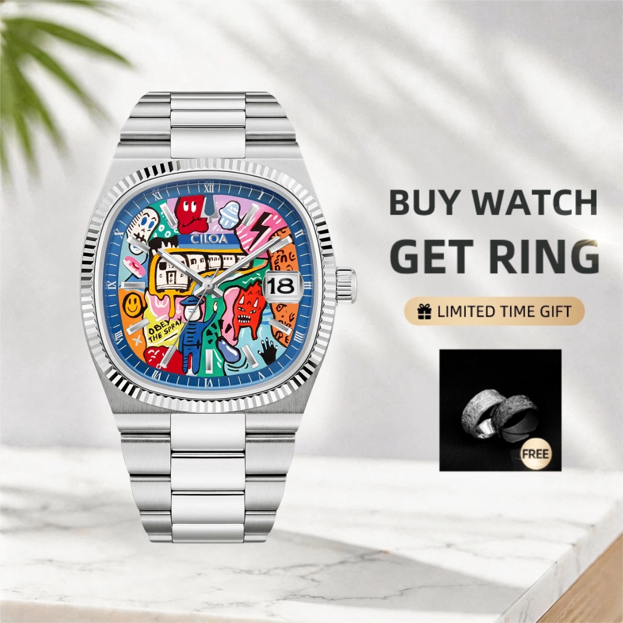ساعات CILOA للرجال، ساعة كوارت - مراجعة Luxury Watch Quality وسعره