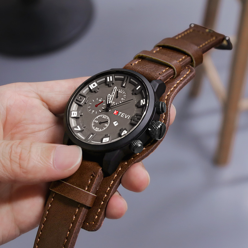 ساعة يد رجالية عصرية بتصميم عر - مراجعة Luxury Watch Arabic وسعره