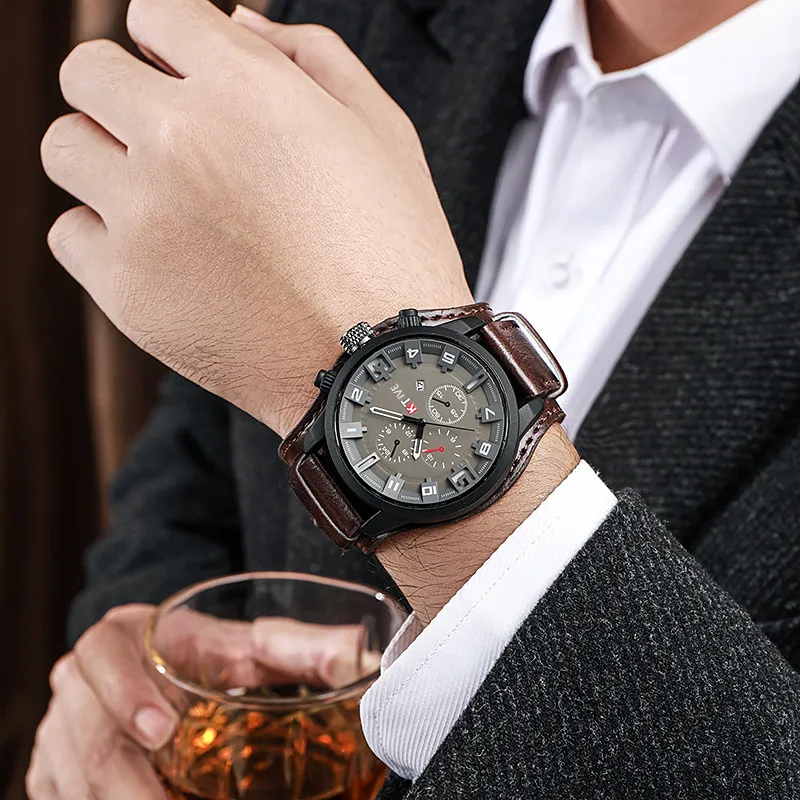 ساعة يد رجالية عصرية بتصميم عر - مراجعة Luxury Watch Arabic وسعره
