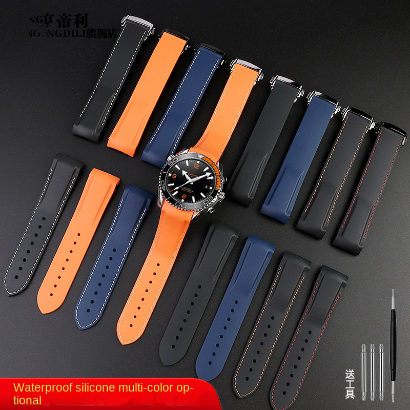 22 مللي متر حزام سيليكون لأومي - مراجعة Omega Watch Seamaster وسعره