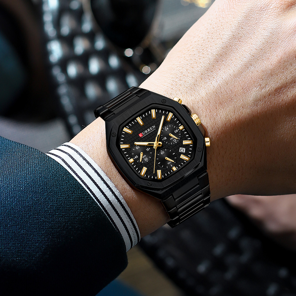 ساعة كورين كرونو مربعة فاخرة ل - مراجعة Luxury Watch Square وسعره