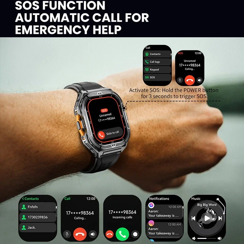 ساعة ذكية فاخرة بشاشة AMOLED م - مراجعة Luxury Watch Arabic وسعره