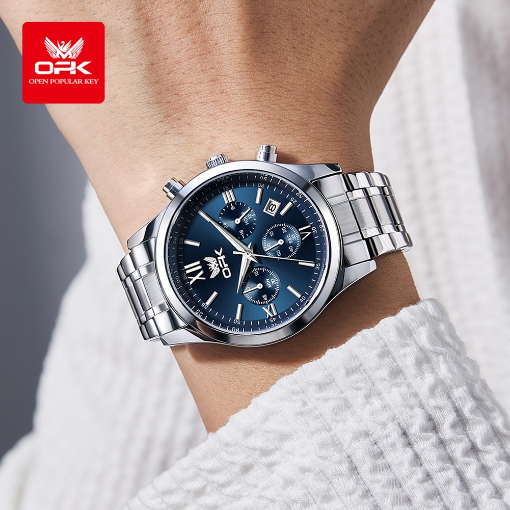 OPK 6052 ساعة رجالي تاريخ تلقا - مراجعة Luxury Watch Quality وسعره