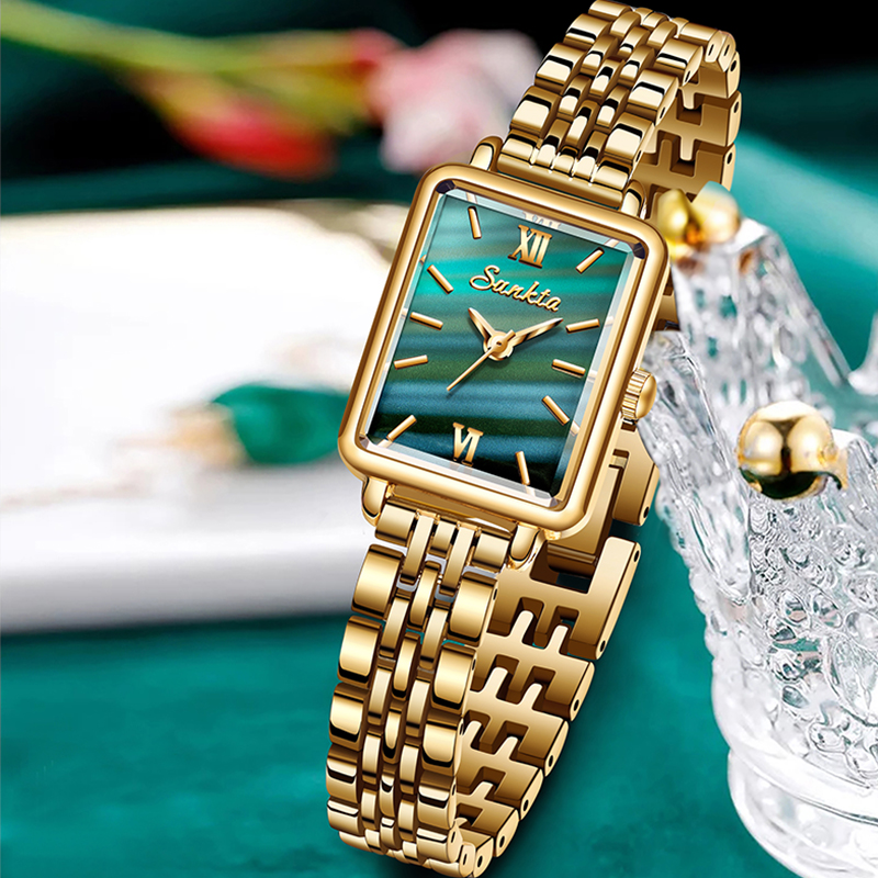 جديد LIGE Sunkta ساعة كوارتز أ - مراجعة Luxury Watch Square وسعره